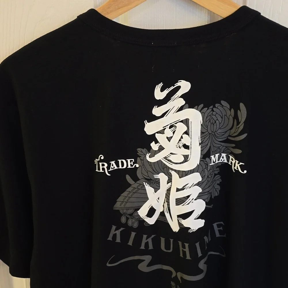 NWT KUME.JP Japan Streetwear Black Graphic Short Sleeve Tshirt Cotton Size Large - Picture 8 of 17